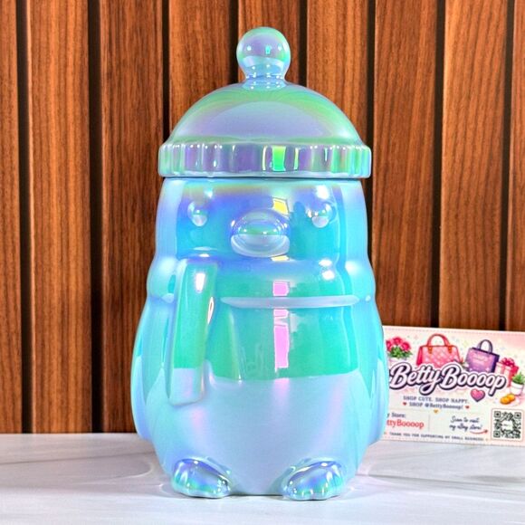 Starbucks Other - Starbucks HOLIDAY Blue Shimmering PENGUIN Ceramic Mug 14oz [NEW SEALED]